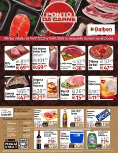 Pré-Visualização do folheto "Ofertas da semana" da loja Supermercado Dalben válido a partir de 14/01/2026