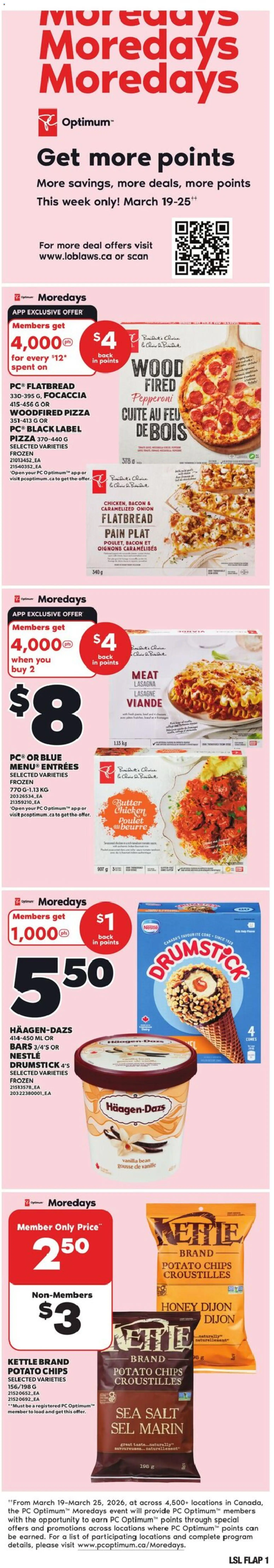 Preview of leaflet Loblaws weekly flyer / circulaire from shop Loblaws is valid from Mar 19, 2026