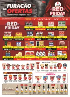 Pré-Visualização do folheto "Black Friday" da loja Royal Supermercados válido a partir de 28/11/2025
