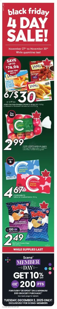 Preview of leaflet Weekly Flyer - AB from shop Sobeys is valid from Nov 27, 2025