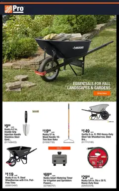 Ad Preview of Home Depot Shop Pro Ad - FL from 11/03/2025