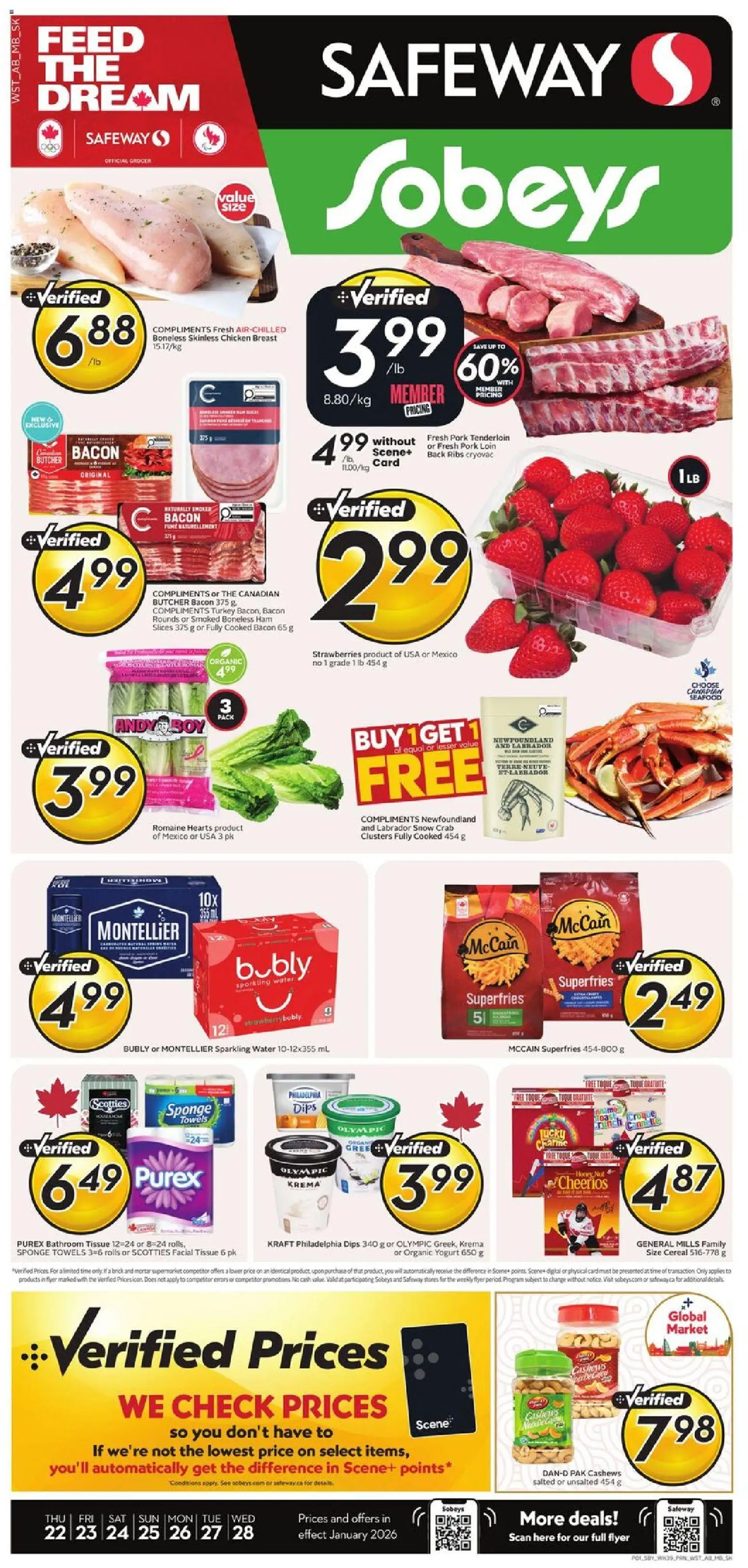 Preview of leaflet Weekly Flyer - AB from shop Safeway is valid from Jan 22, 2026
