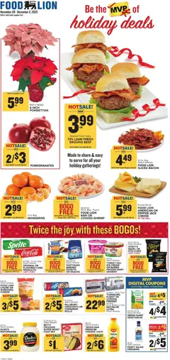 Ad Preview of Food Lion Weekly Ad from 11/28/2025