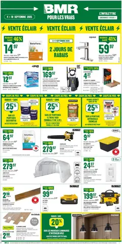 Preview of leaflet Weekly flyer / circulaire from shop BMR is valid from Sep 04, 2025