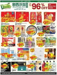Preview of leaflet Weekly Flyer - Mississauga from shop Btrust Supermarket is valid from Jan 09, 2026