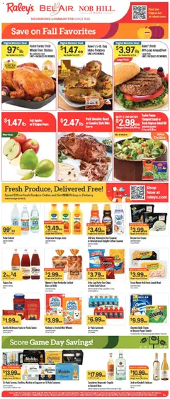 Ad Preview of Raley's Weekly Ad from 09/24/2025