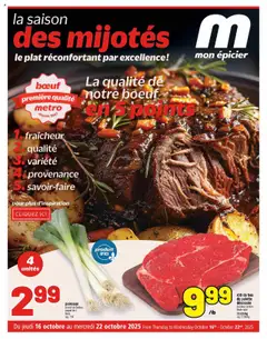 Un aperçu du dépliant Special flyer - Pickering du magasin Metro est valide à partir 16 oct. 2025