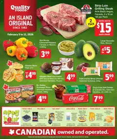Preview of leaflet Weekly flyer / circulaire from shop Quality Foods is valid from Feb 05, 2026