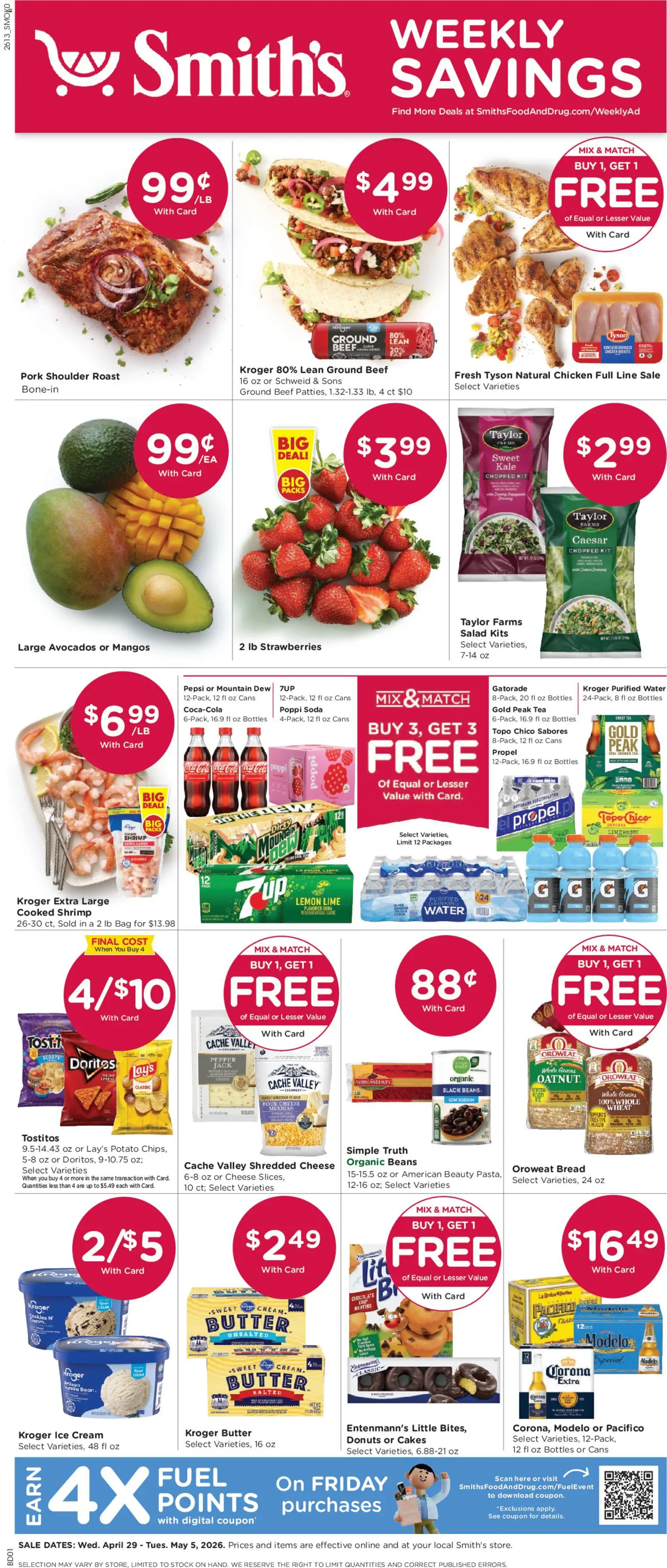 Ad Preview of Smith's Smith's Weekly Ad - WY from 04/29/2026