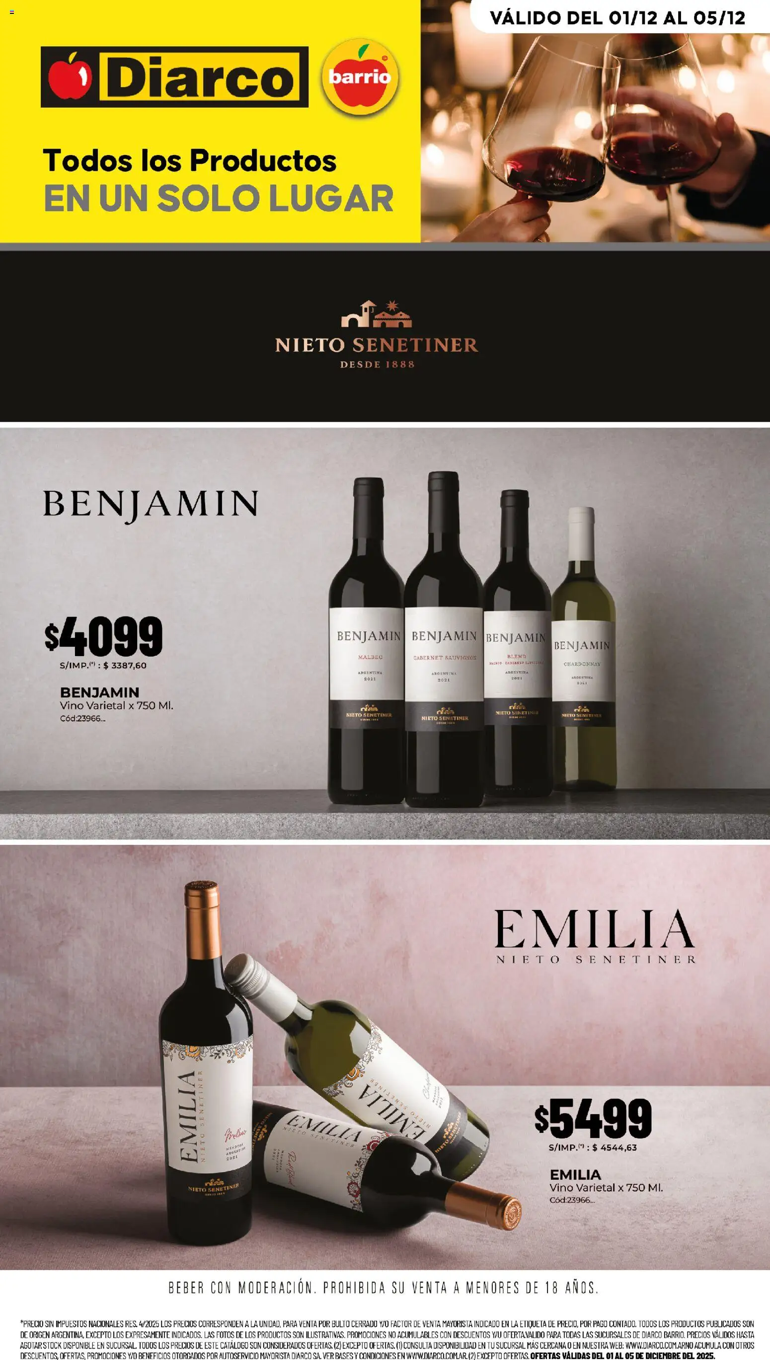 Vista previa del folleto de la tienda Diarco válido desde el 01/12/2025 