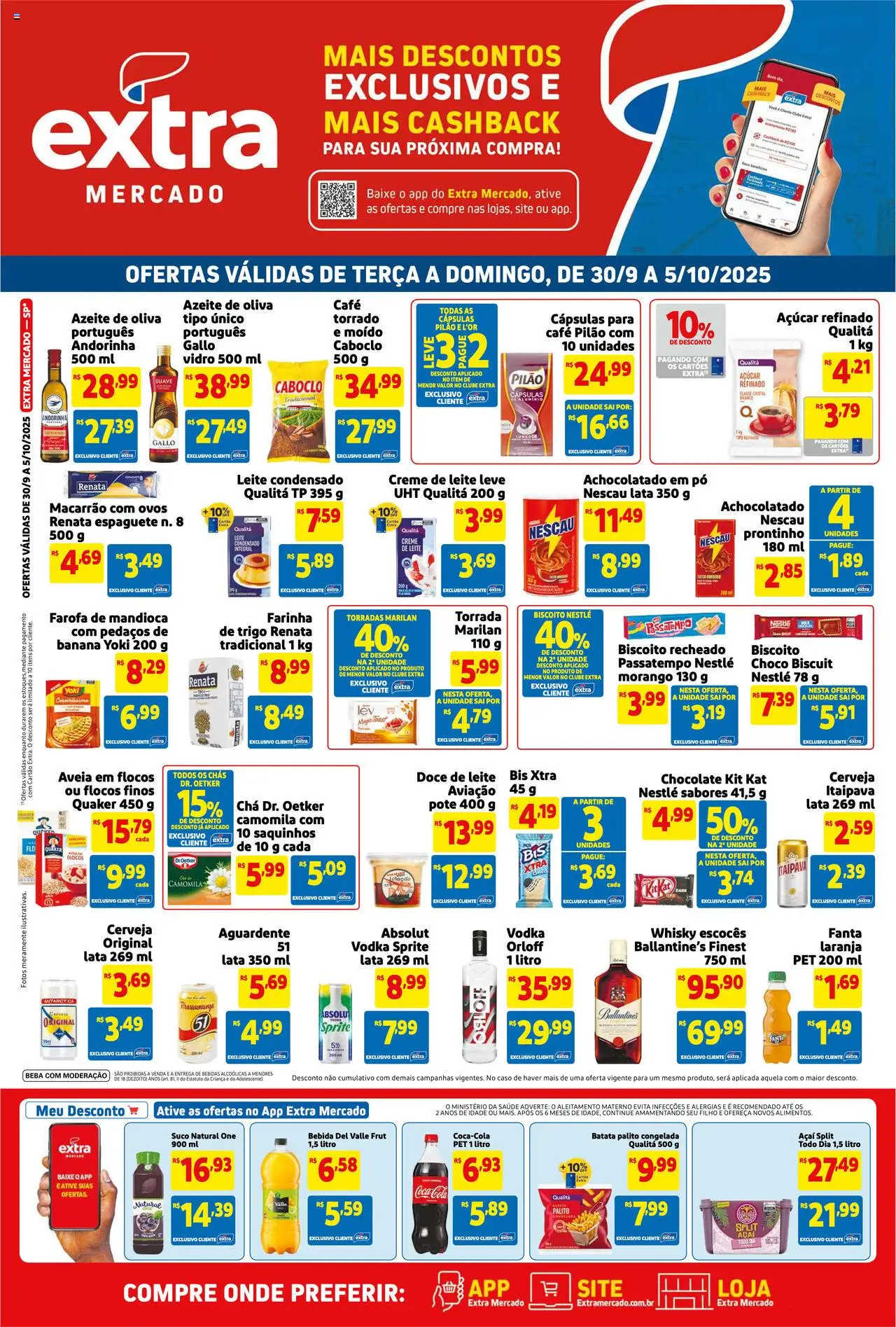 Extra folheto "Ofertas de Mercado" válido a partir de 30/09/2025 - número de página 1