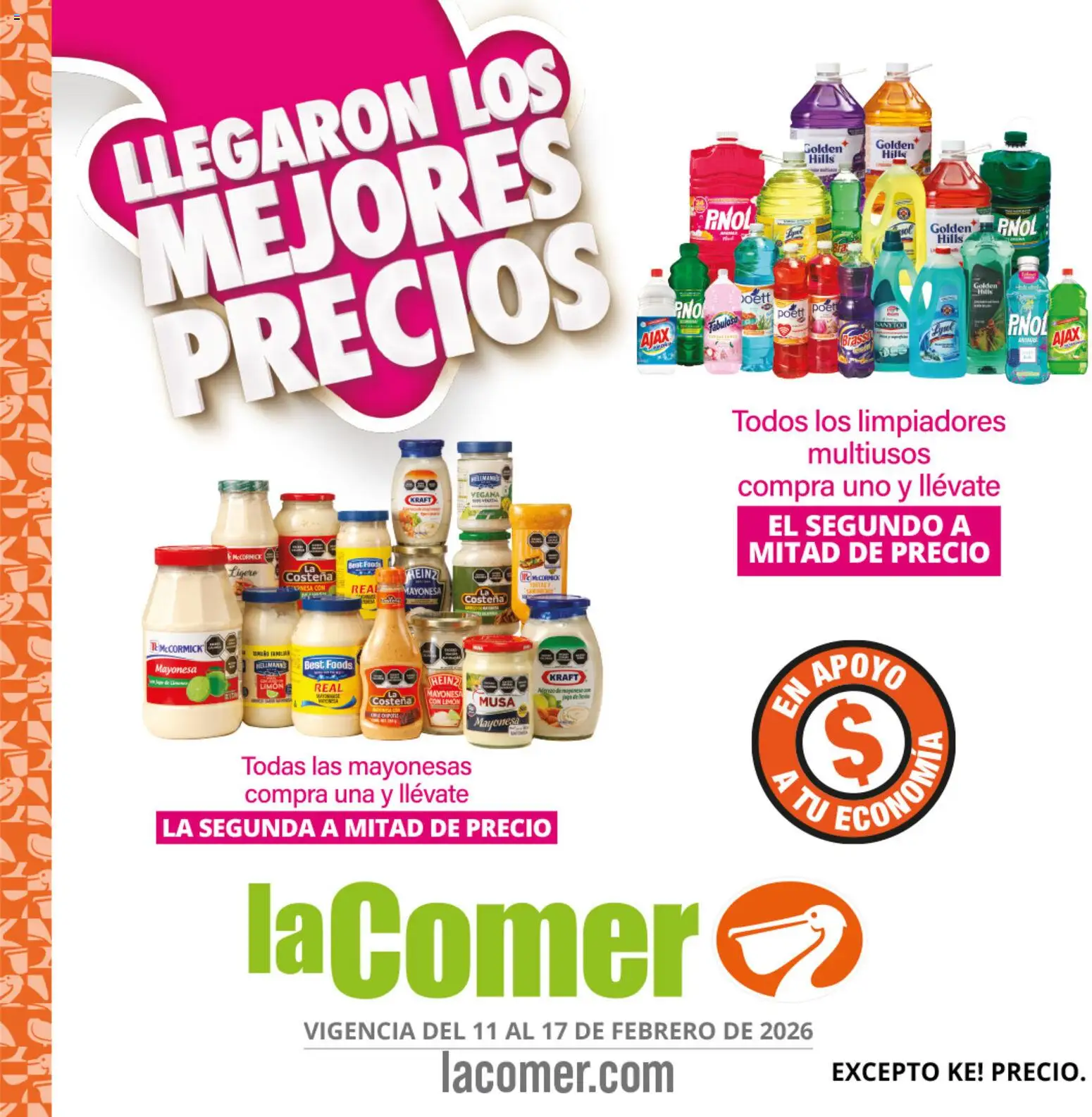 Vista previa las ofertas de la tienda La Comer - Folleto desde el 11/02/2026 - Limón, Mayonesa