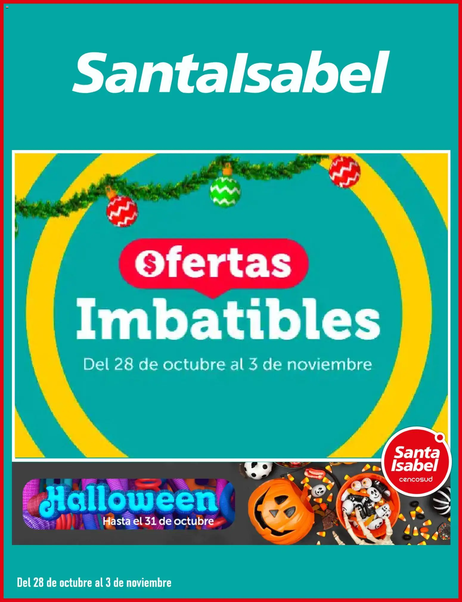 Santa Isabel Ofertas > válido desde 28.10.2025 > número de página 1