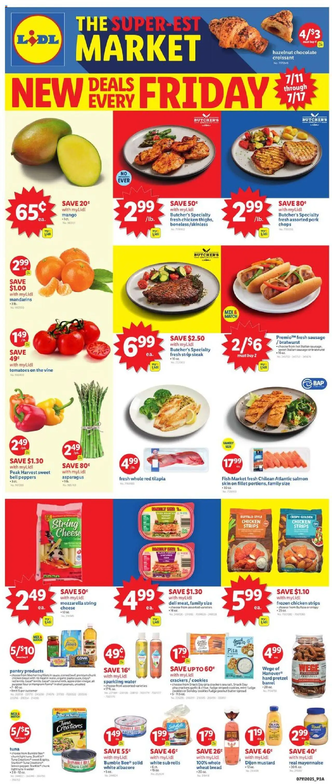 Lidl Weekly Ad - NY from 07/11/2025 - Circular, Weekly flyer - Page number 1