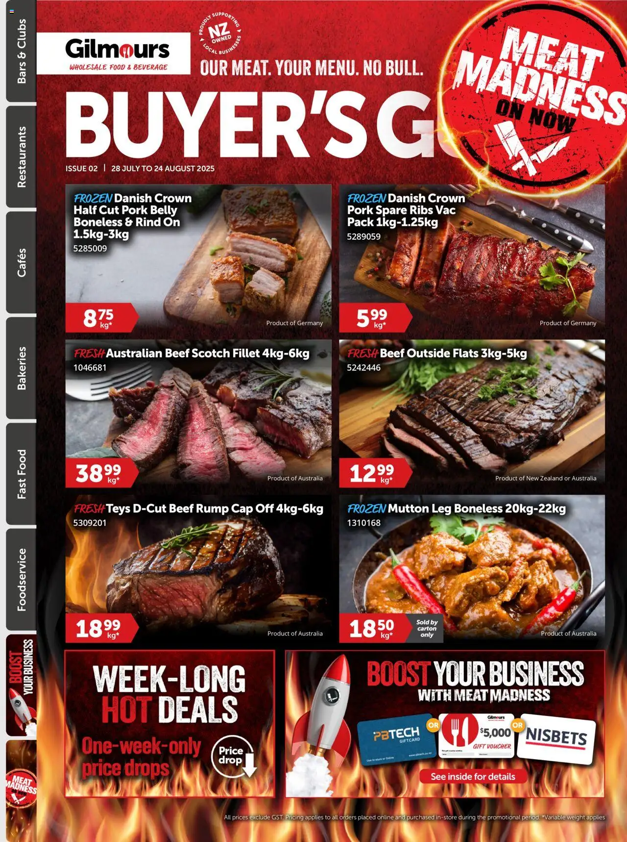 Catalogue Gilmours catalogue valid from 28 Jul 2025 - page 1