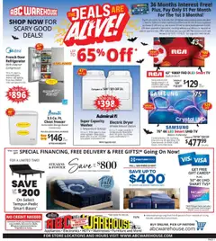Ad Preview of ABC Warehouse Weekly Ad from 10/12/2025