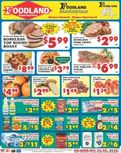 Ad Preview of Foodland Weekly Ad - Supermarkets from 10/22/2025
