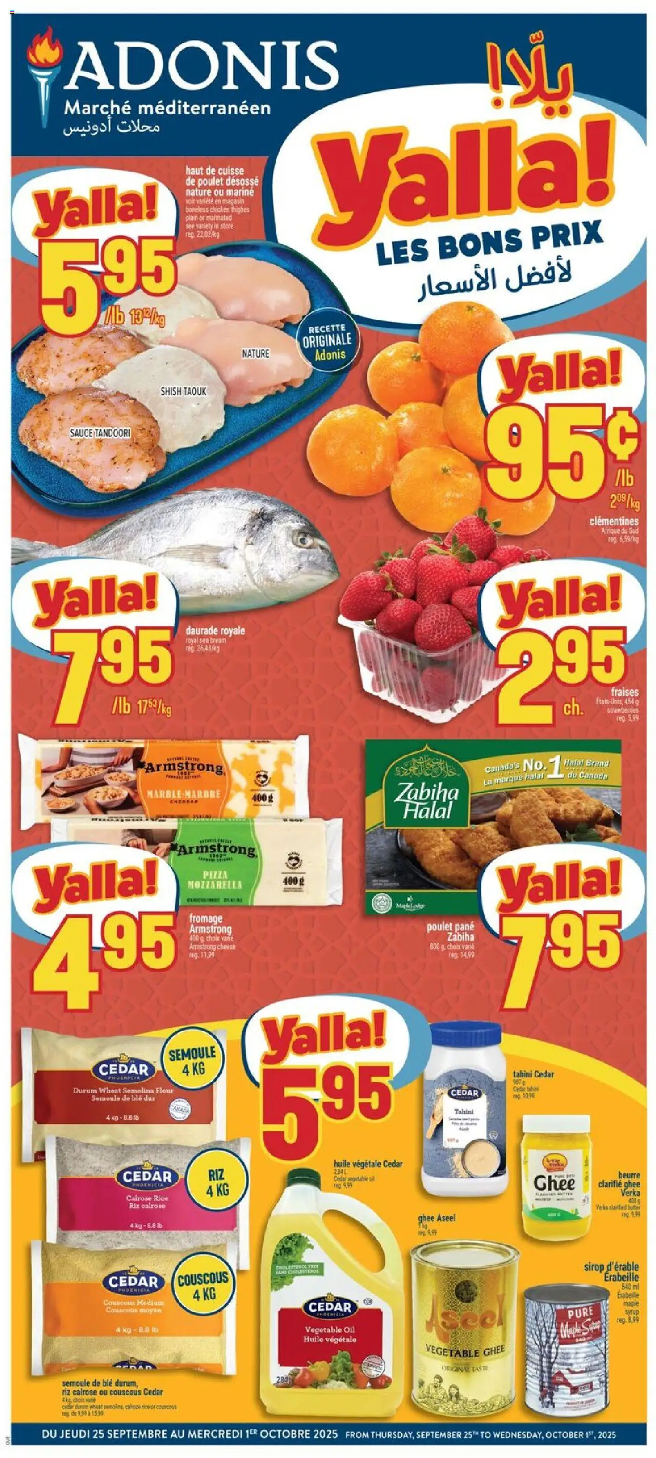 Adonis flyer valid from Sep 25, 2025 - page number 1