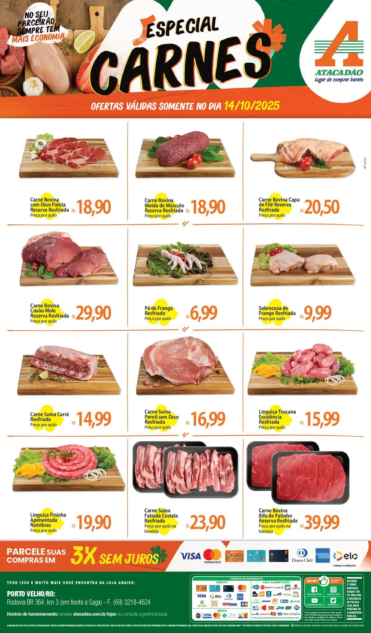 Atacadão folheto "Ofertas - RO" válido a partir de 14/10/2025 - número de página 1