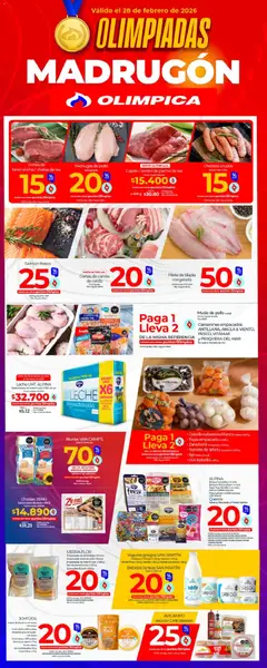  Vista previa del prospecto Madrugón del almacen Olímpica válida del 28/02/2026 al 04/03/2026