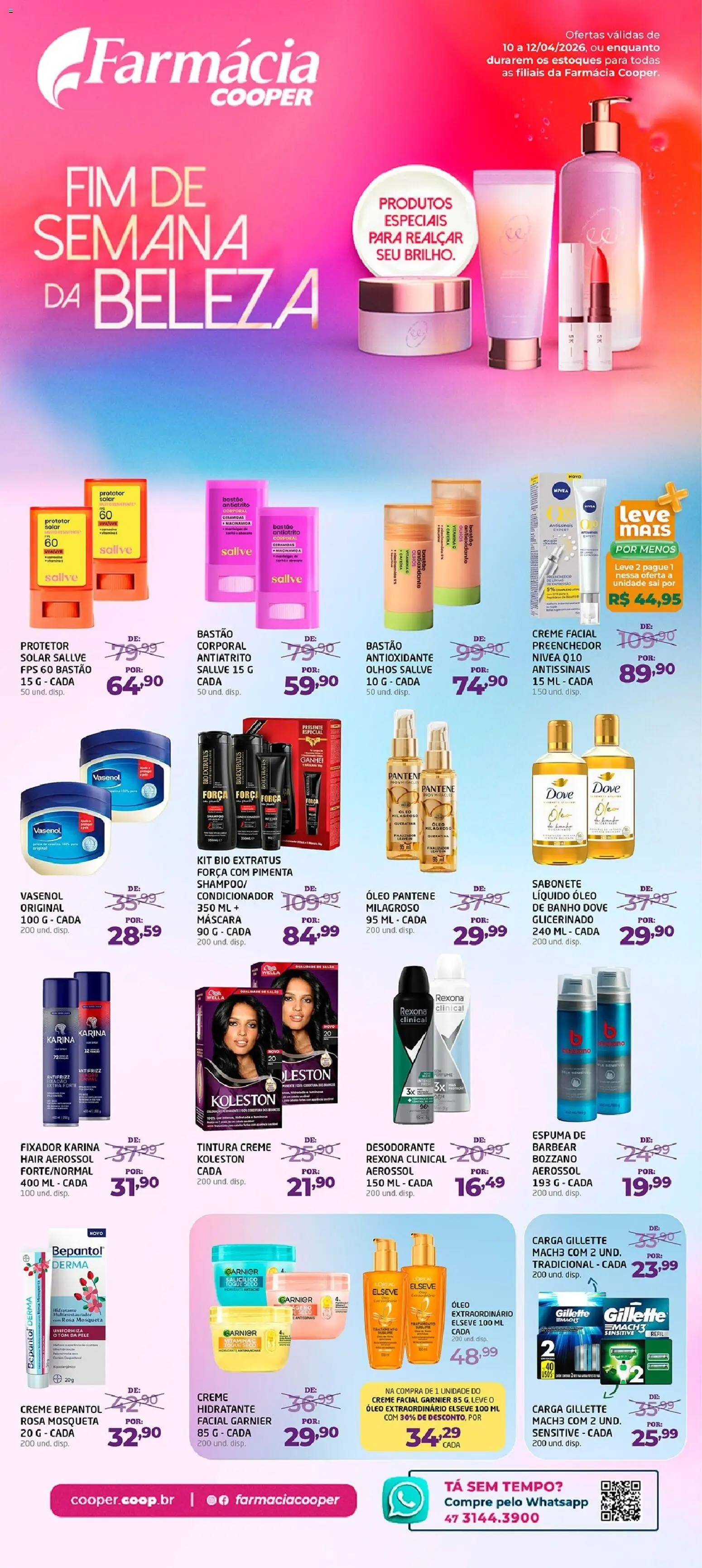 Pré-Visualização do folheto "Cooper ofertas Fim de semanal da beleza" da loja Cooper válido a partir de 10/04/2026
