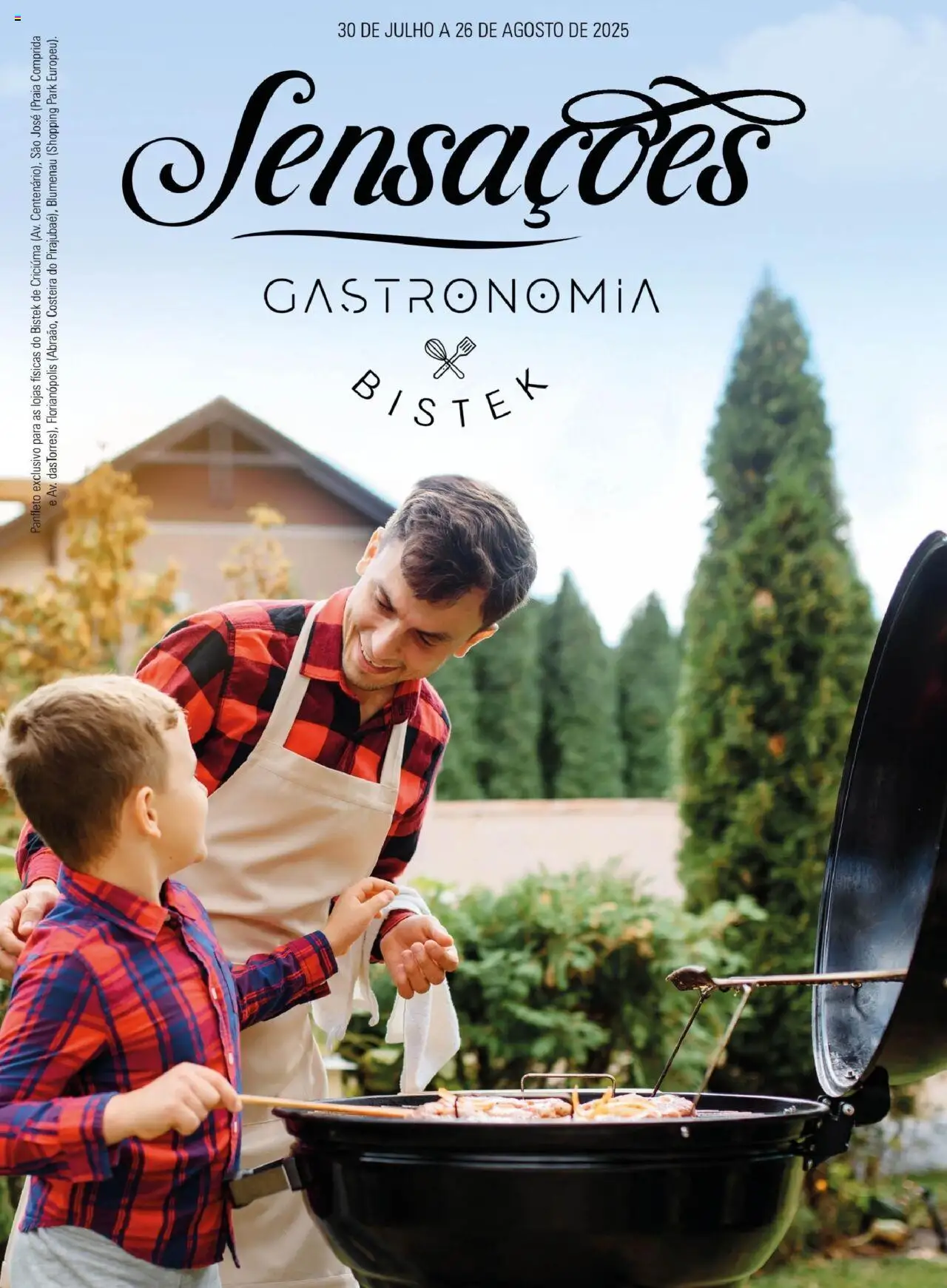Bistek Supermercados folheto "Ofertas Sensações Gastronomia" válido a partir de 30/07/2025 - número de página 1