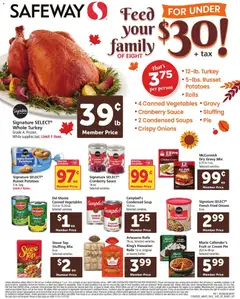 Ad Preview of Safeway Specialty Publication from 11/19/2025