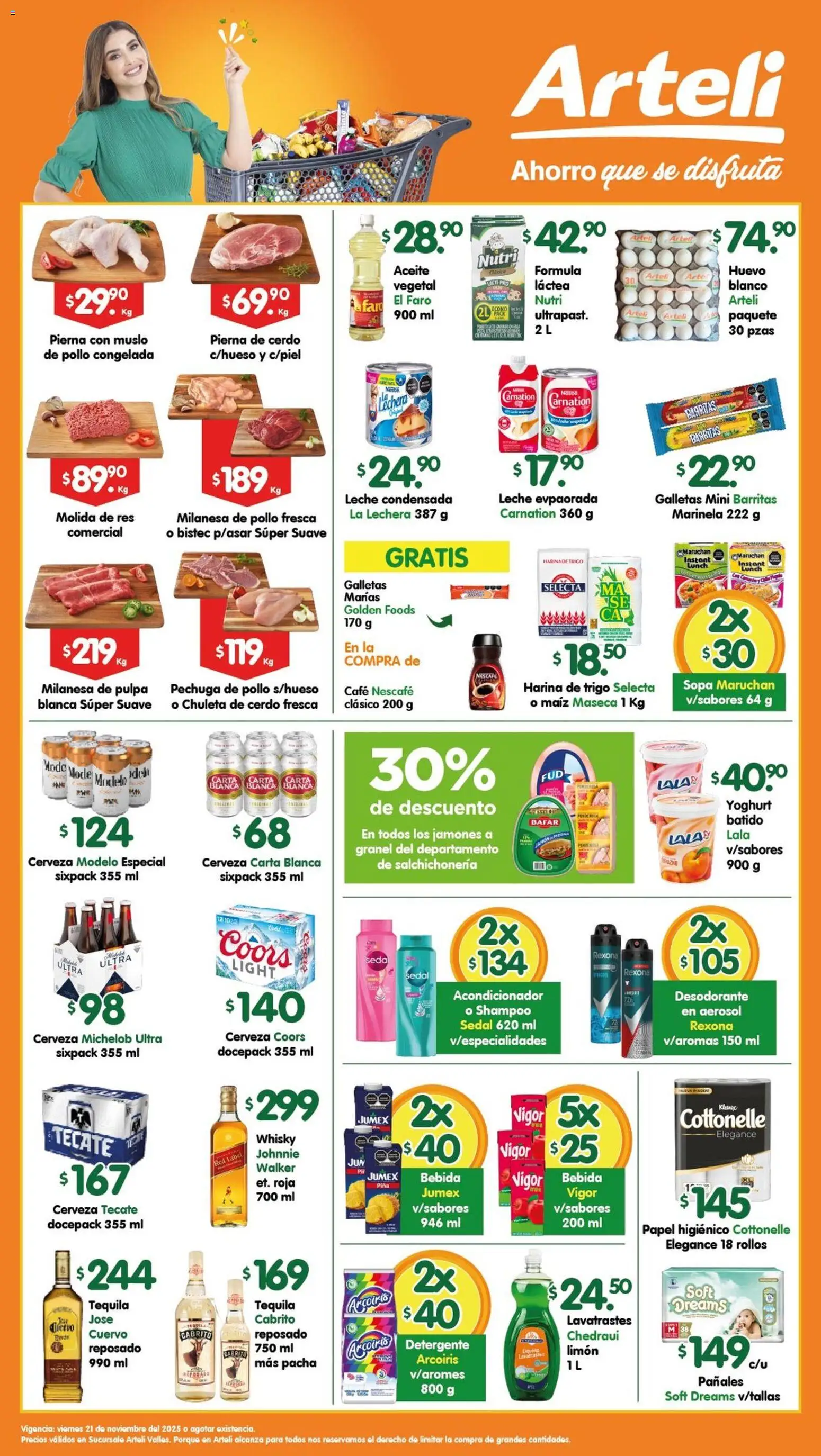 Vista previa las ofertas de la tienda Arteli - Folleto Valles desde el 21/11/2025 