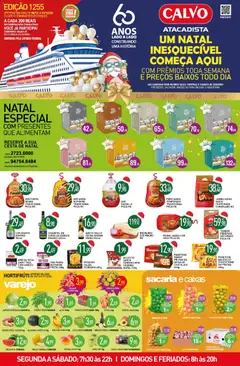 Pré-Visualização do folheto "Ofertas da semana" da loja Calvo Atacadista válido a partir de 08/12/2025