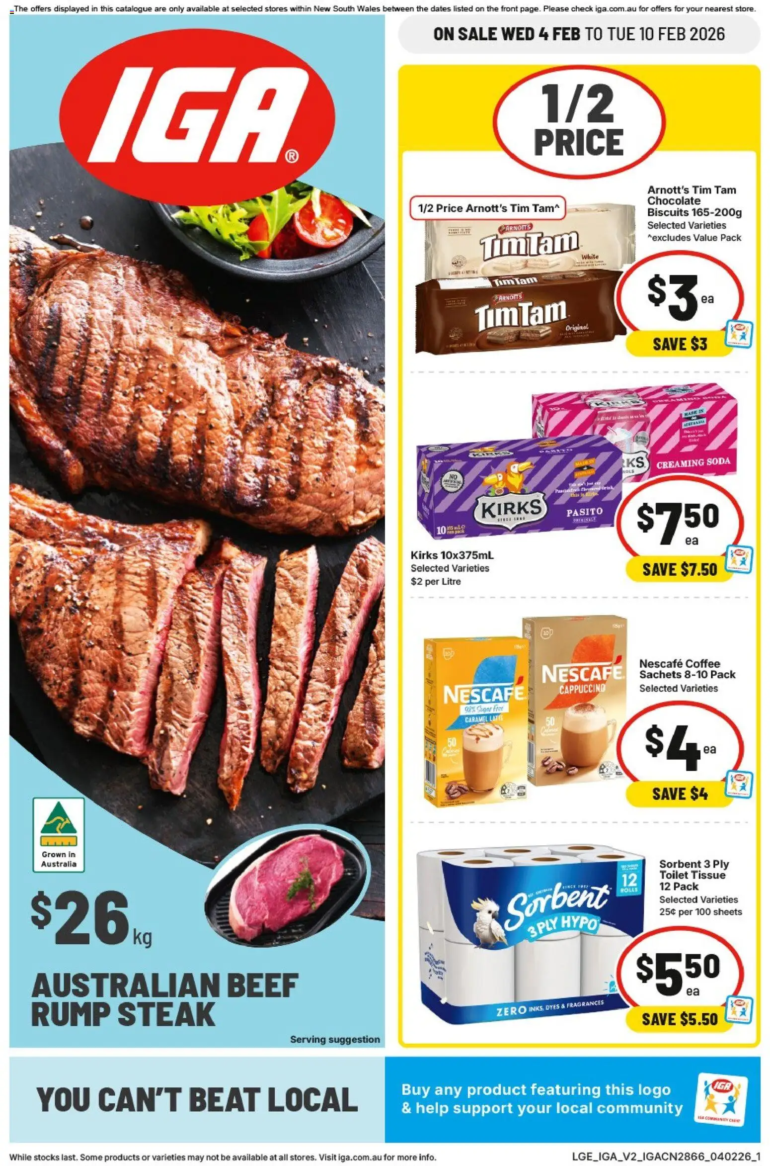 Preview of catalogue Catalogue NSW from shop IGA valid 04/02/2026