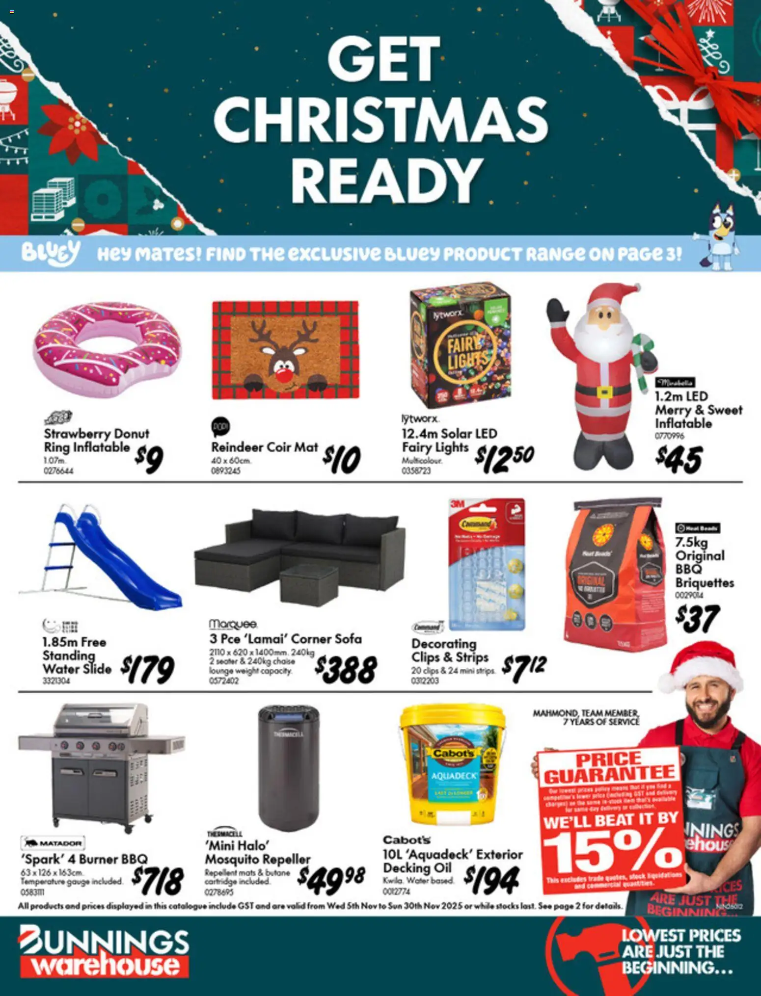 Preview of catalogue Catalogue from shop Bunnings Warehouse valid 5 Nov 2025