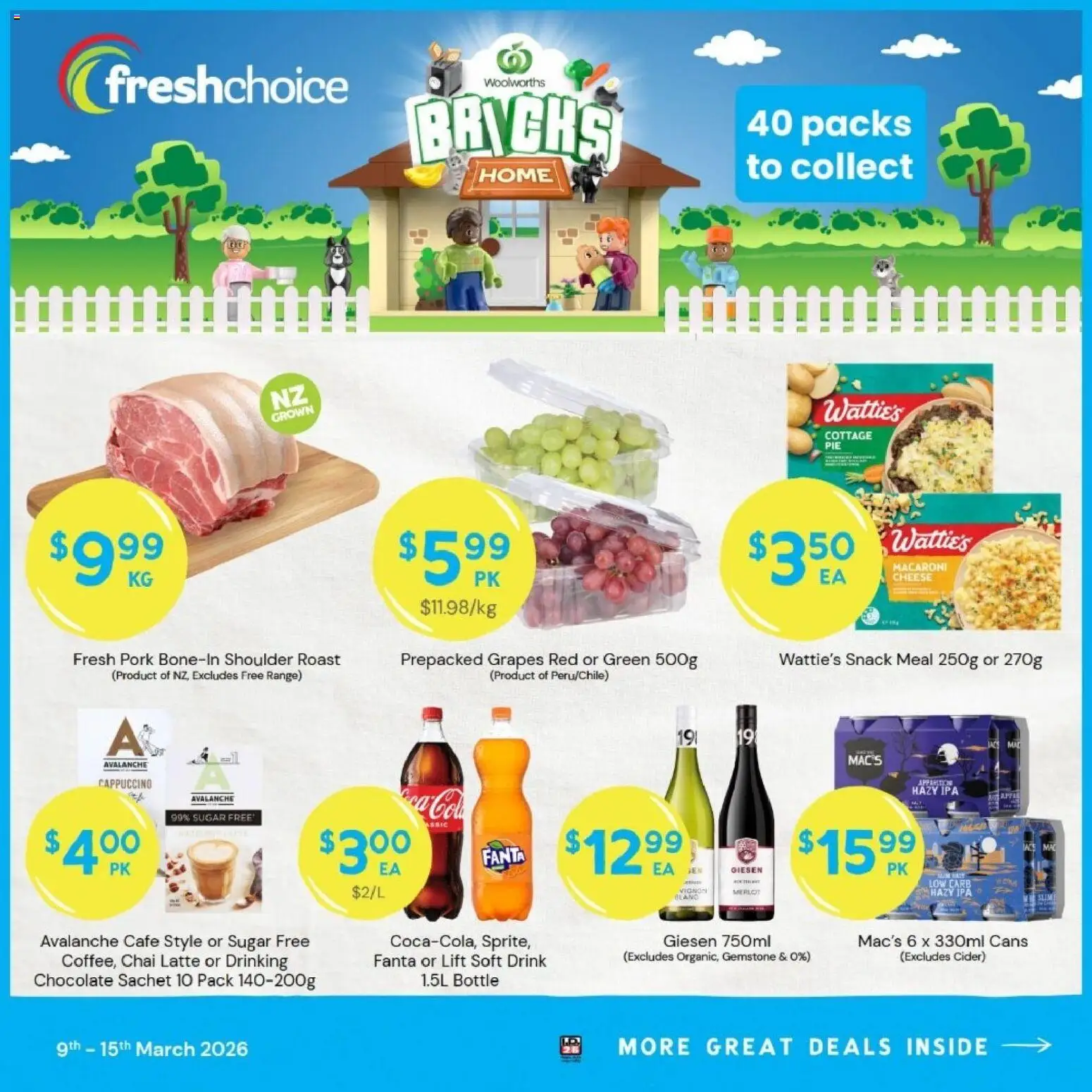 Preview of catalogue FreshChoice catalogue from shop FreshChoice valid 9 Mar 2026
