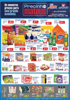 Pré-Visualização do folheto "Ofertas Precinho Mateus" da loja Mateus válido a partir de 20/10/2025