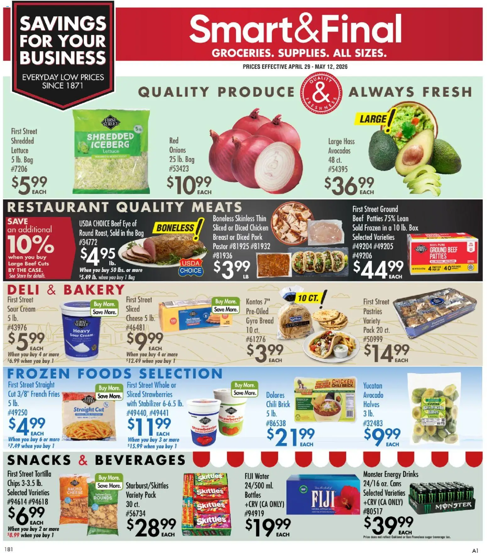Ad Preview of Smart & Final Smart & Final Business & Club from 04/29/2026