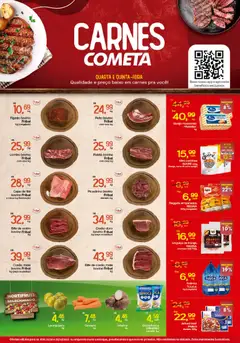 Pré-Visualização do folheto "Ofertas Carnes" da loja Cometa Supermercados válido a partir de 22/10/2025