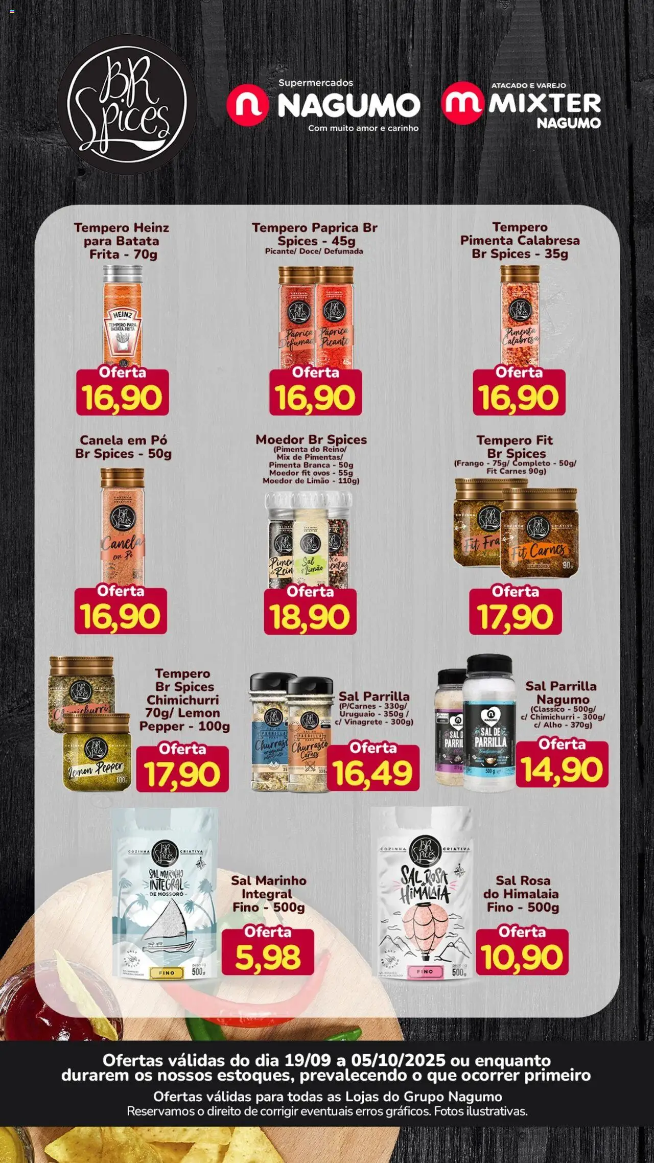 Nagumo folheto "Ofertas BR Spices" válido a partir de 19/09/2025 - número de página 1