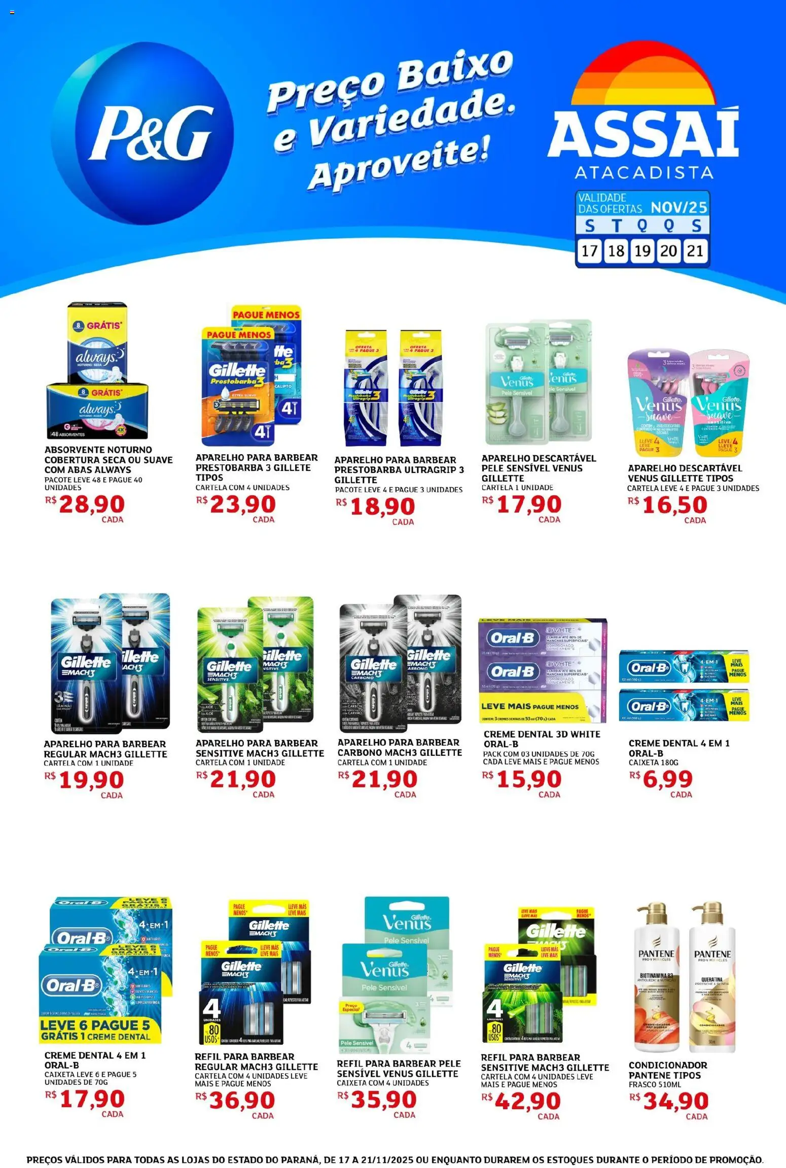 Pré-Visualização do folheto "Encarte - PR" da loja Assaí Atacadista válido a partir de 17/11/2025