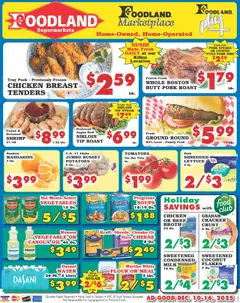 Ad Preview of Foodland Weekly Ad - Supermarkets from 12/10/2025
