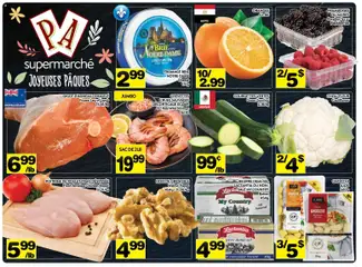 Preview of leaflet Pa Supermarché weekly flyer / circulaire from shop Pa Supermarché is valid from Mar 30, 2026