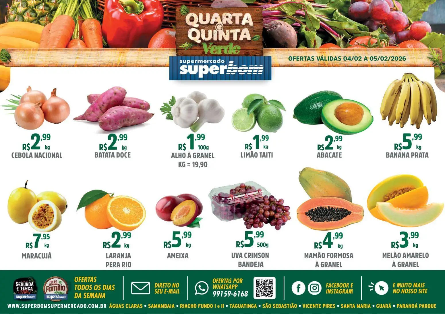 Pré-Visualização do folheto "Ofertas da semana" da loja Superbom válido a partir de 04/02/2026