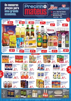 Pré-Visualização do folheto "Ofertas da semana" da loja Mateus válido a partir de 27/10/2025