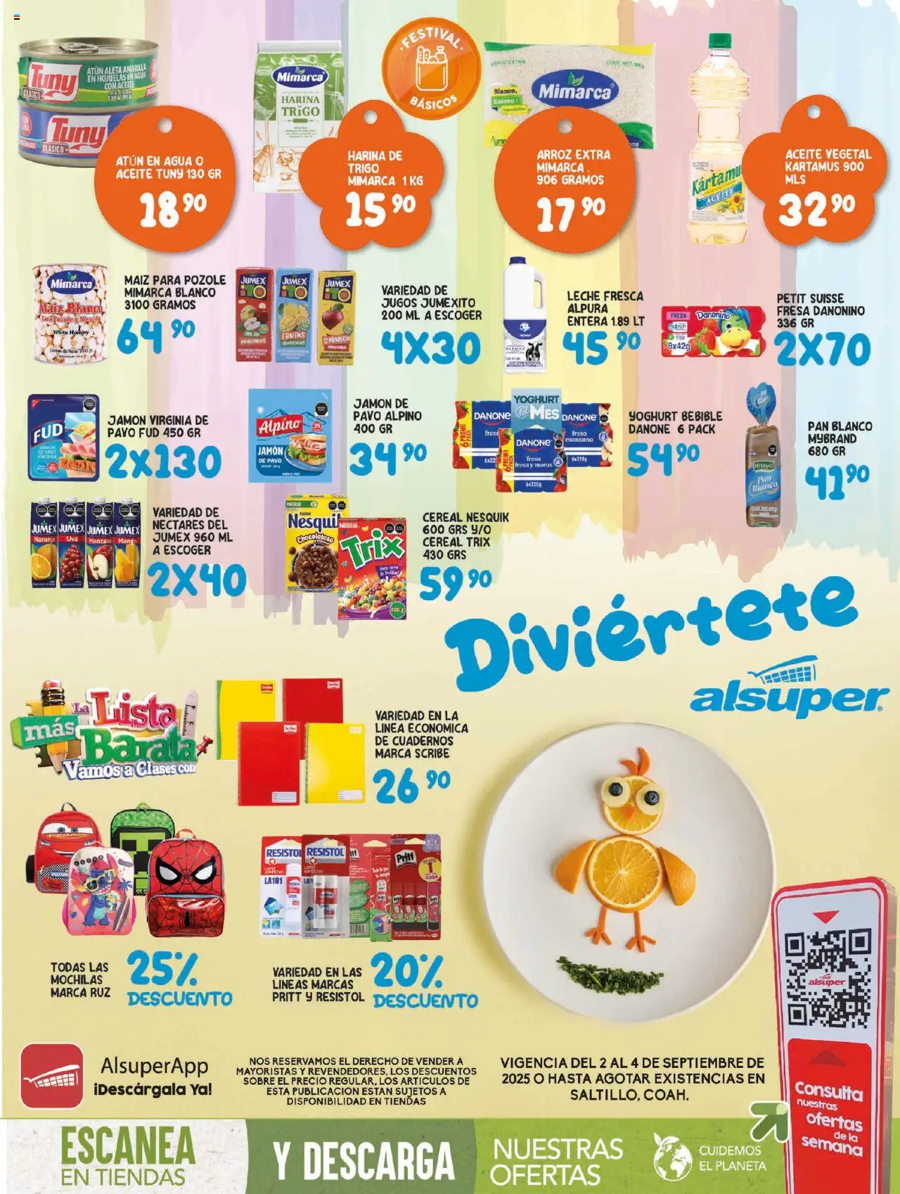 Folleto - Saltillo Alsuper y sus promociones válidas desde el 02/09/2025 - Número de página 1