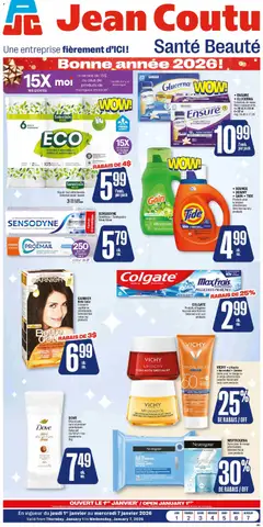 Preview of leaflet Santé beauté from shop Jean Coutu is valid from Jan 01, 2026