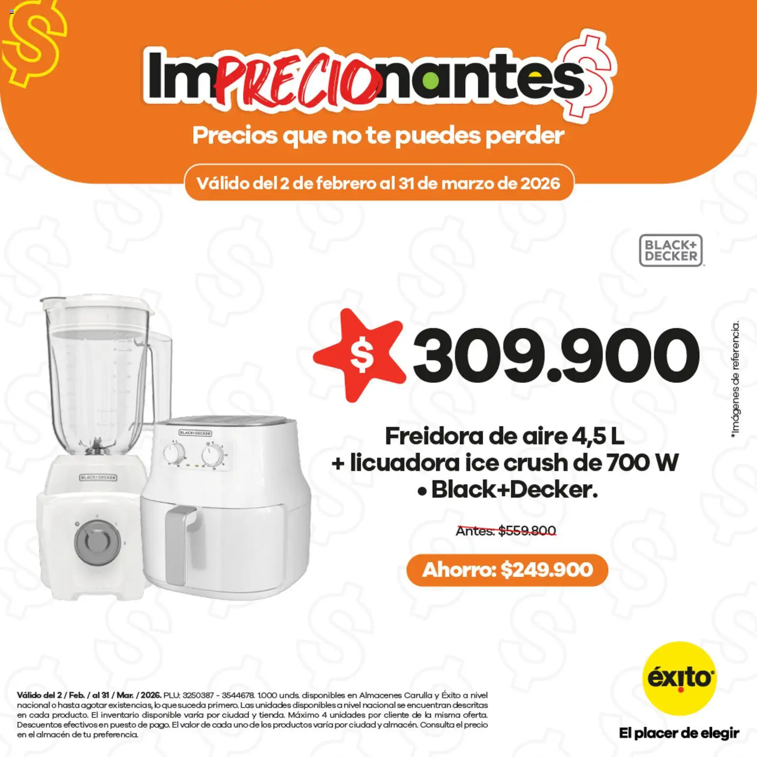  Vista previa del prospecto Éxito catálogo del almacen Éxito válida del 02/02/2026 al 31/03/2026