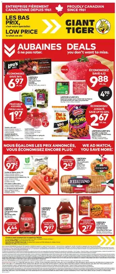 Preview of leaflet Circulaire from shop Giant Tiger is valid from Feb 04, 2026