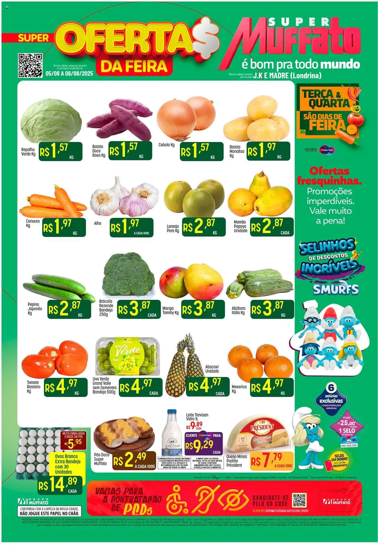 Super Muffato folheto "Ofertas Feira" válido a partir de 05/08/2025 - número de página 1