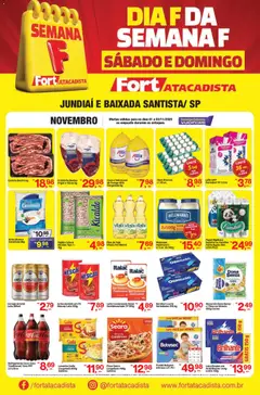 Pré-Visualização do folheto "Ofertas Fim de Semana" da loja Fort Atacadista válido a partir de 01/11/2025