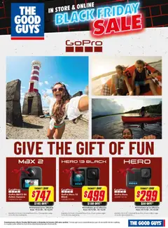 Preview of catalogue Black Friday GoPro from shop The Good Guys valid 23/11/2025