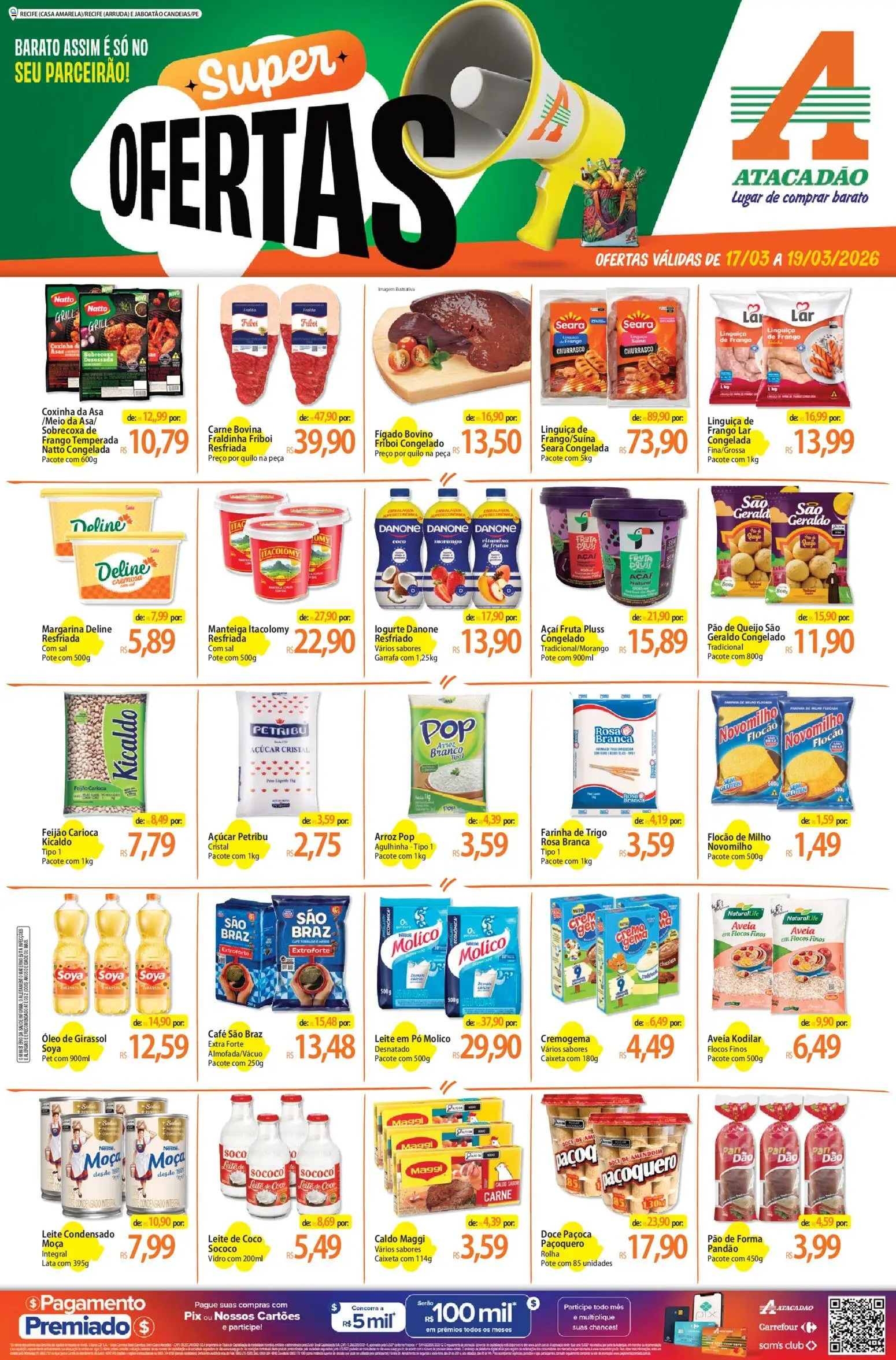 Pré-Visualização do folheto "Atacadão ofertas - PE" da loja Atacadão válido a partir de 17/03/2026