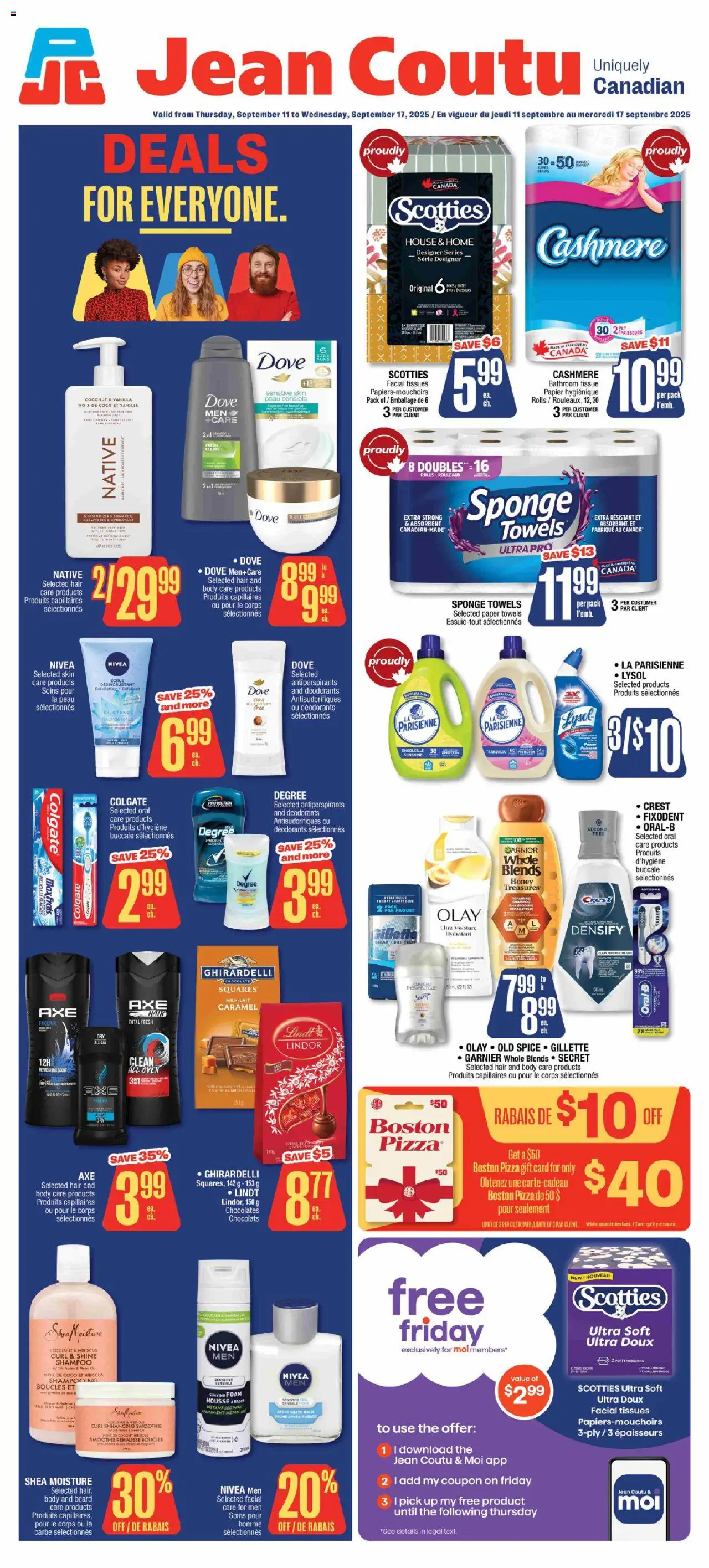 Jean Coutu flyer valid from Sep 11, 2025 - page number 1